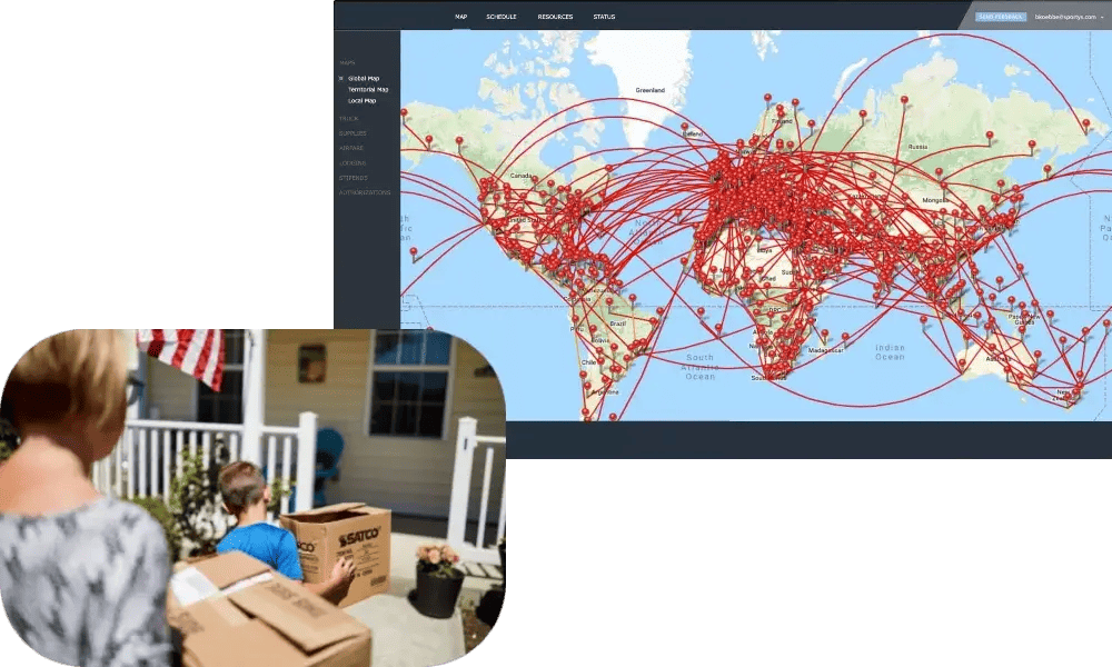 Custom Application For A Relocation Services Provider