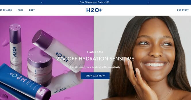 H2O+ website